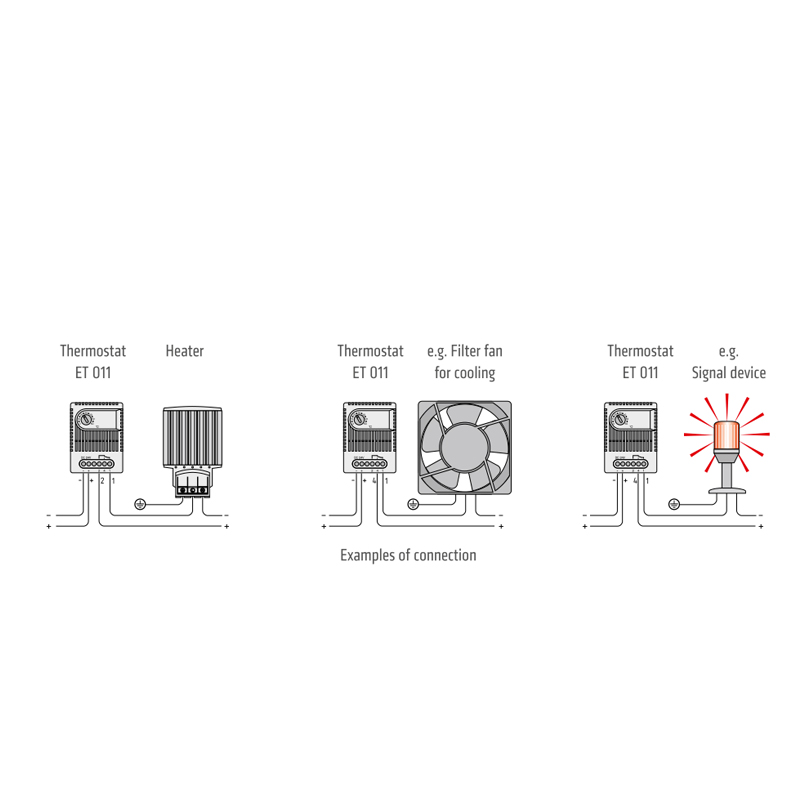 24V DC Electronic Thermostat ET 011